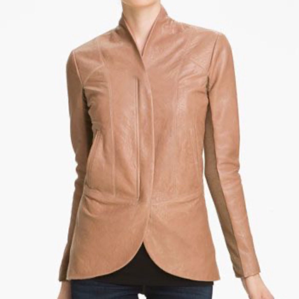 Camel Leather Jacket